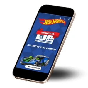 Invitación WebStories de Hot Wheels