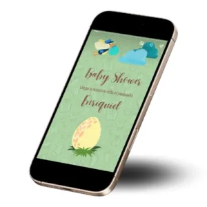 Invitación WebStories Baby Shower Dino