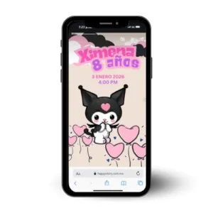 Invitación WebStories Kuromi