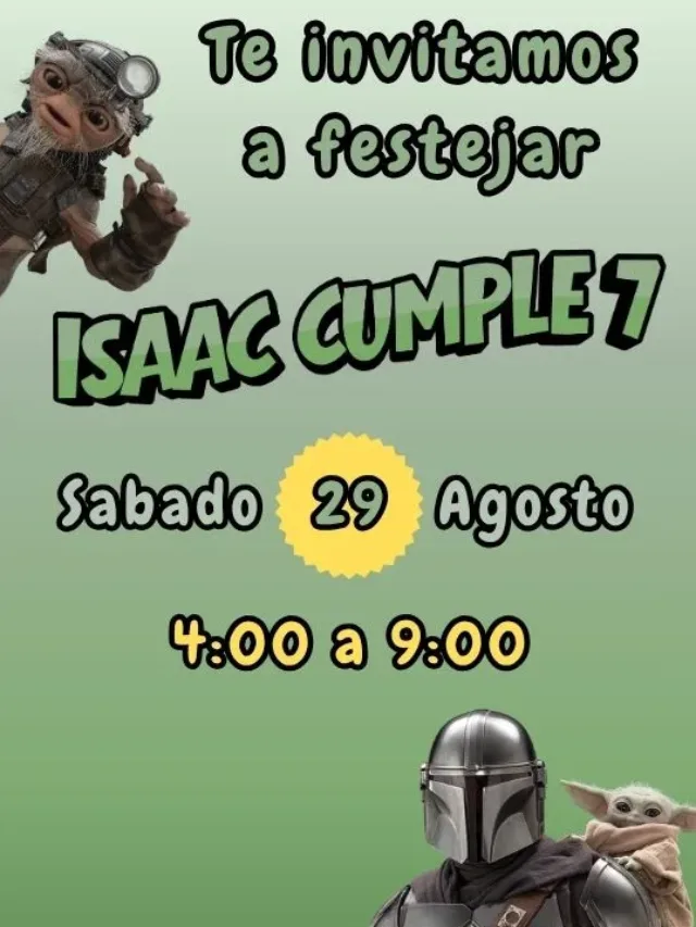 Cumpleaños Isaac