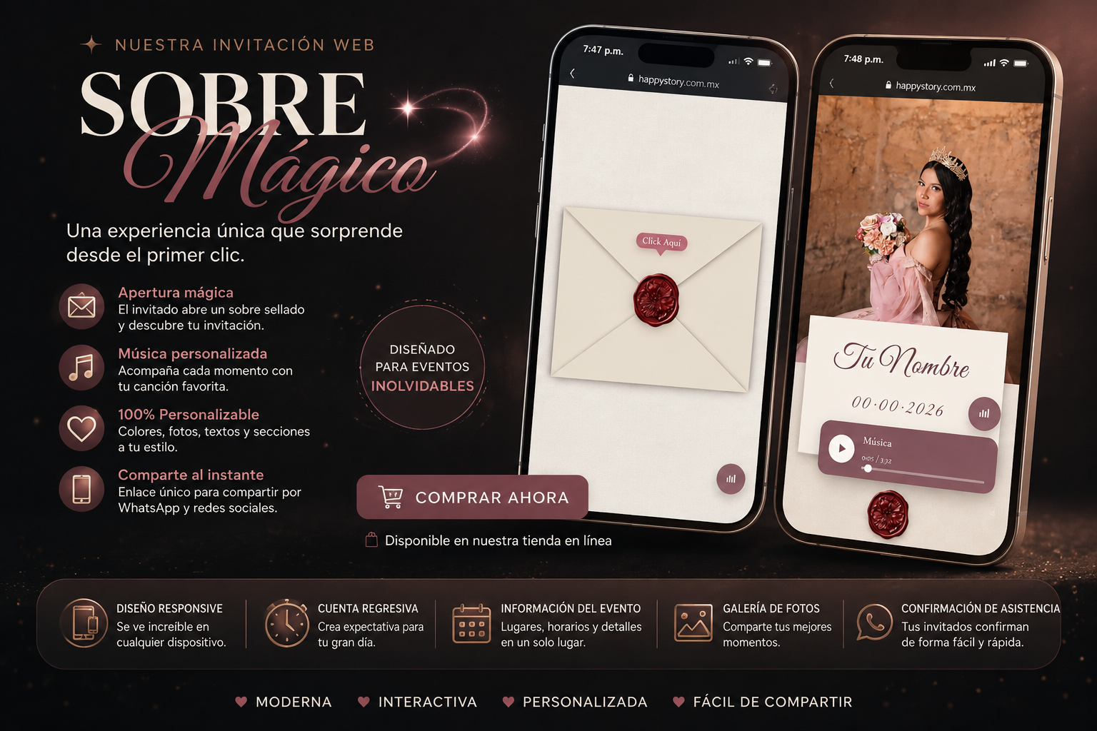 invitacion sobre magico invitacion web sobre magico